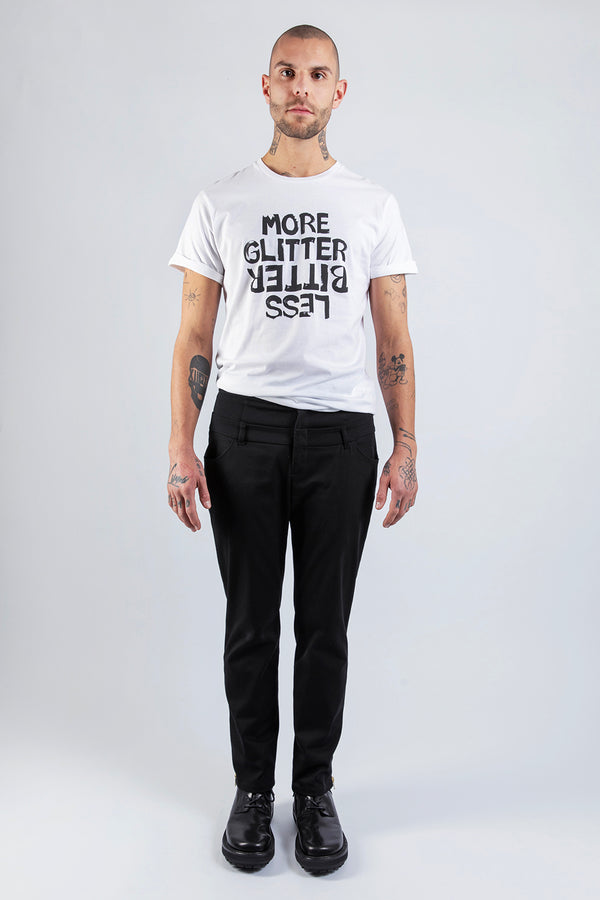 MORE GLITTER LESS BITTER - Statement T-Shirt - Männer