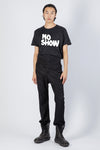 NO SHOW Black/White - Statement T-shirt - Men