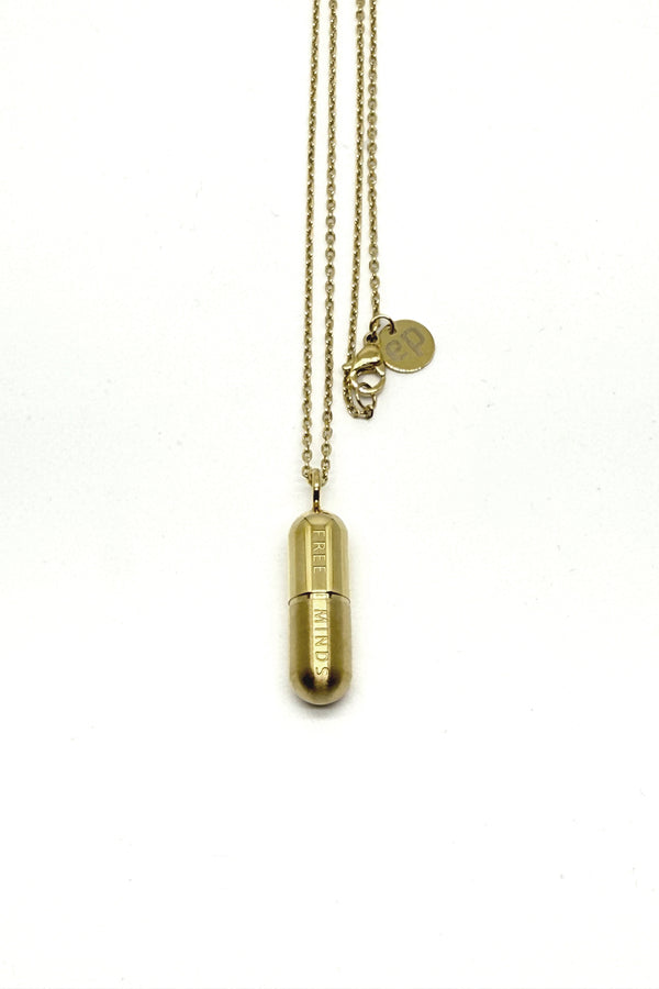 GOLD PILL - Necklace